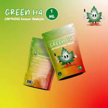 Cartouche 95% H4CBD GREEN H4 1ML