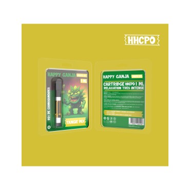 Cartridge 10% HHCPO Tangie Mix HAPPY GANJA 1ML